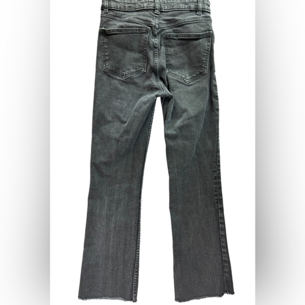 ZARA  US sz 4 Rockstar Black Hi-Rise Ankle‎ Length Sculpt Jeans